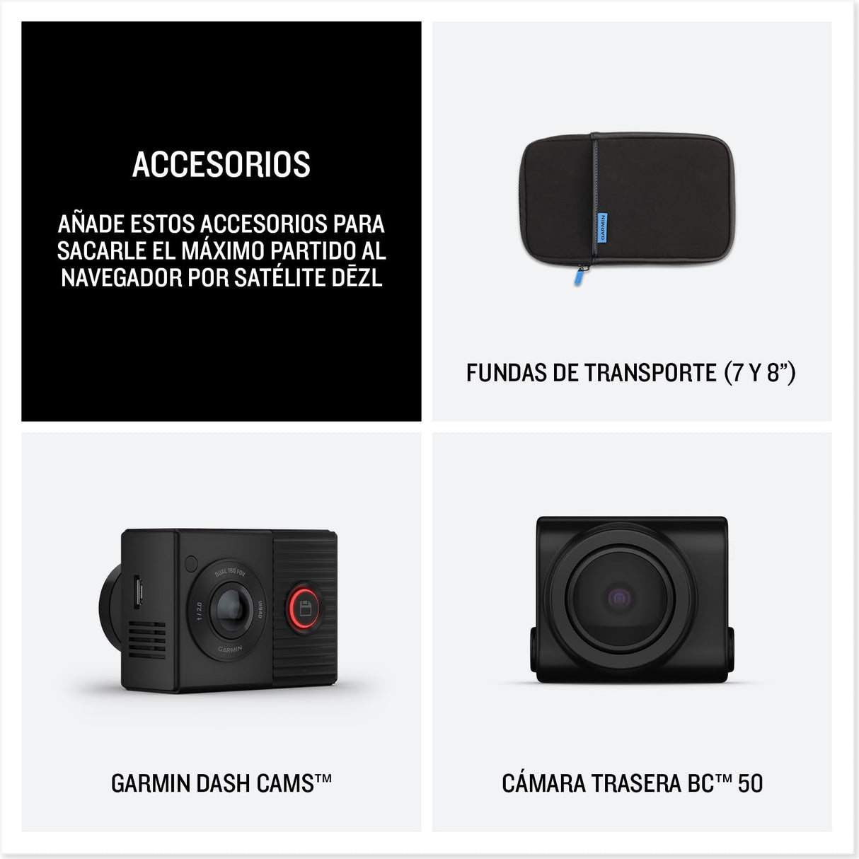 Garmin dēzl LGV820, GPS para camión con Pantalla Brillante de 8'', Información de tráfico en Tiempo Real, Voz y Asistencia al Conductor, Rutas Personalizadas, Mapas de EU, Alertas meteorológicas