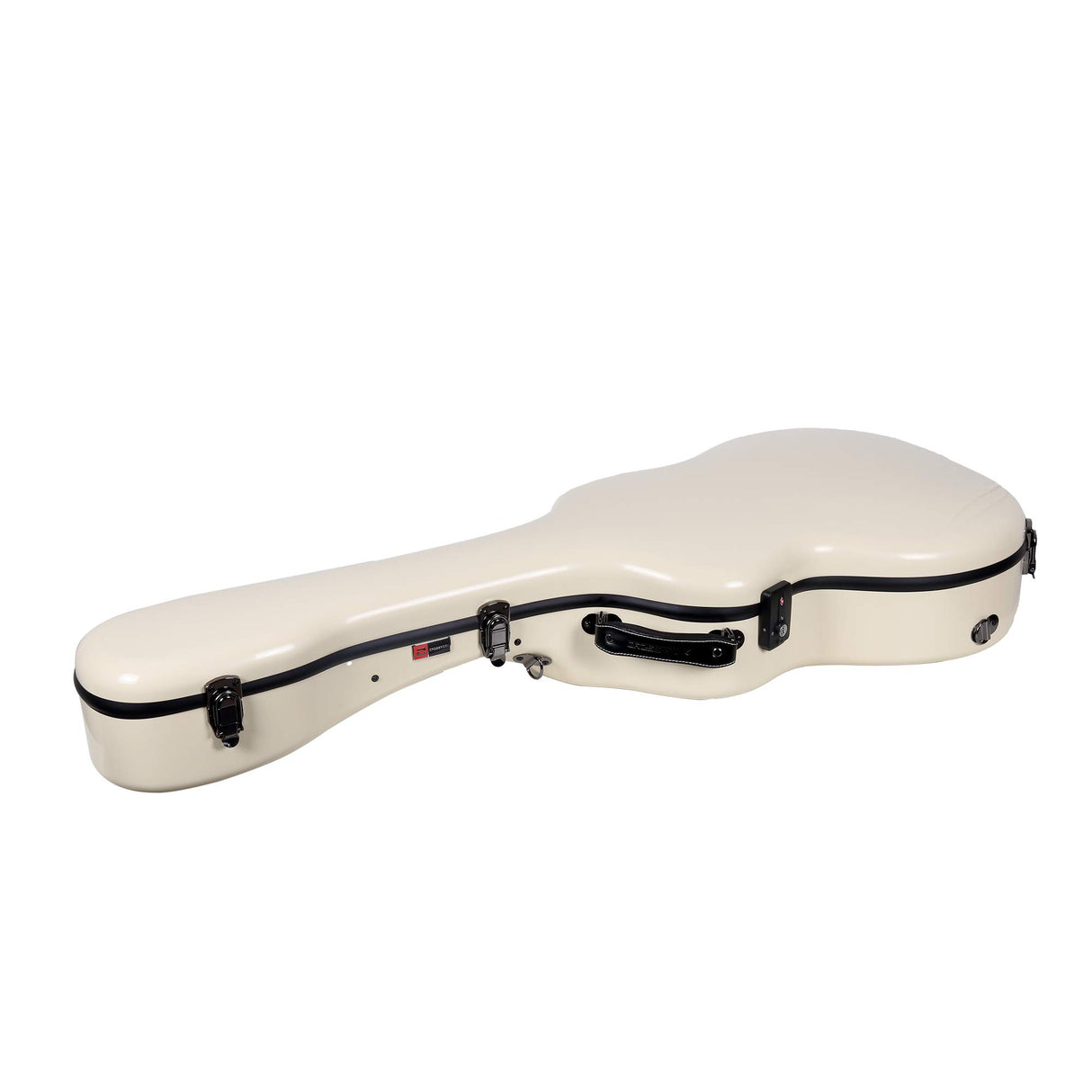Crossrock Funda de Fibra de Vidrio de Lujo para Guitarra OM, Martin 000 - pestillo TSA (CRF2021OMIV)
