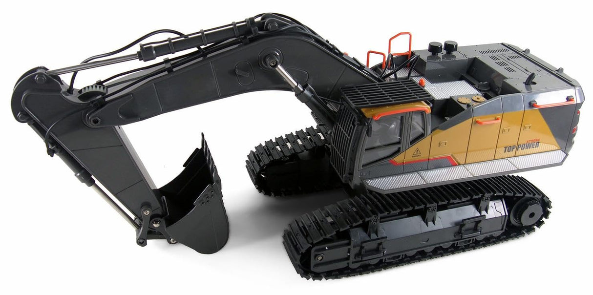 Amewi- Excavadora de orugas ACV730 de plástico 1:14 RTR Modelo de Control Remoto (22431)