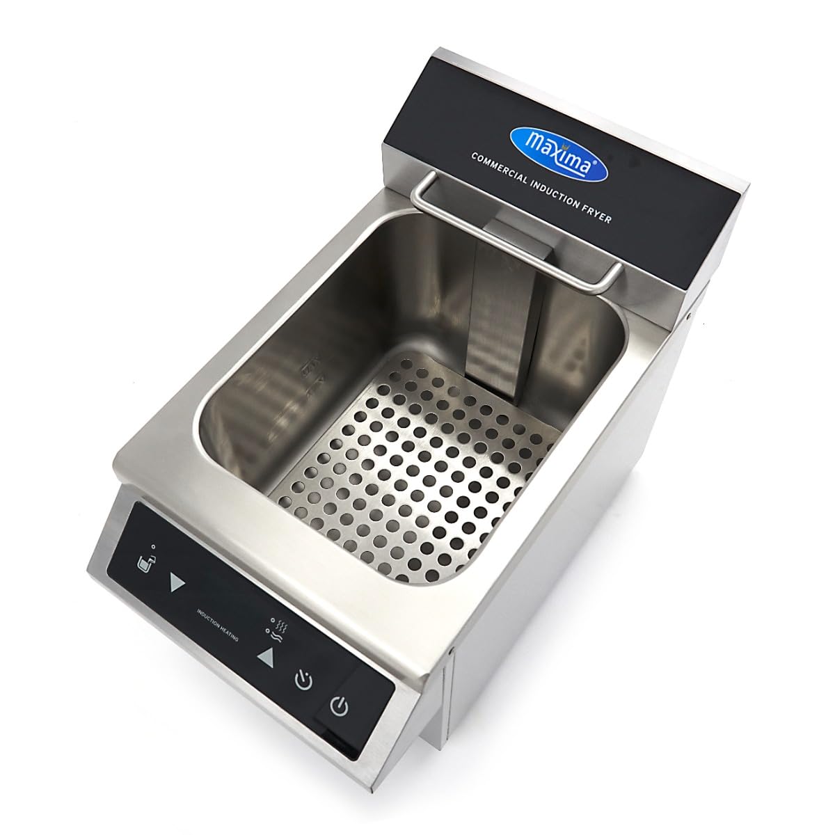 Maxima Freidora - 8L - 1 Cesta - Inducción - con Grifo de Vaciado