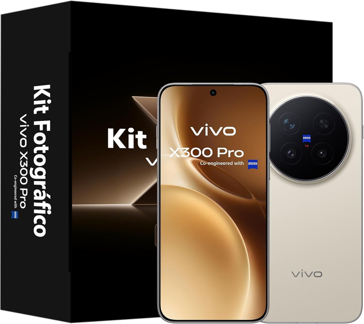vivo X300 Pro 5G 16GB+512GB Cámara 200MP ZEISS Kit Foto, Pantalla 6.78"