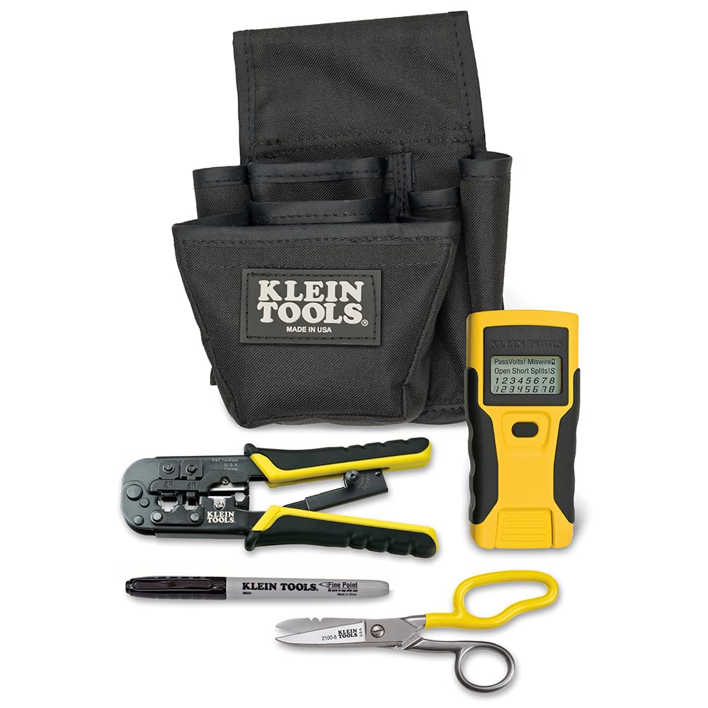 Kit de inicio de instalación y probador LAN Klein Tools VDV026-812