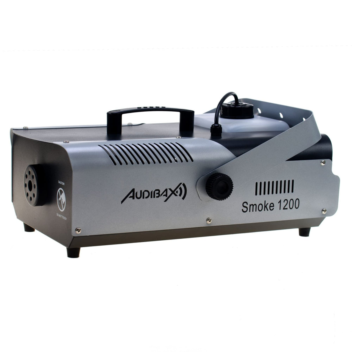 Audibax Smoke 1200 - Maquina de Humo para Fiestas - Maquina de Niebla con Mando a Distancia - Potencia de 1200W - Capacidad 2,3 L - Humo por Minuto de 295m3 - Calentamiento en 8 min