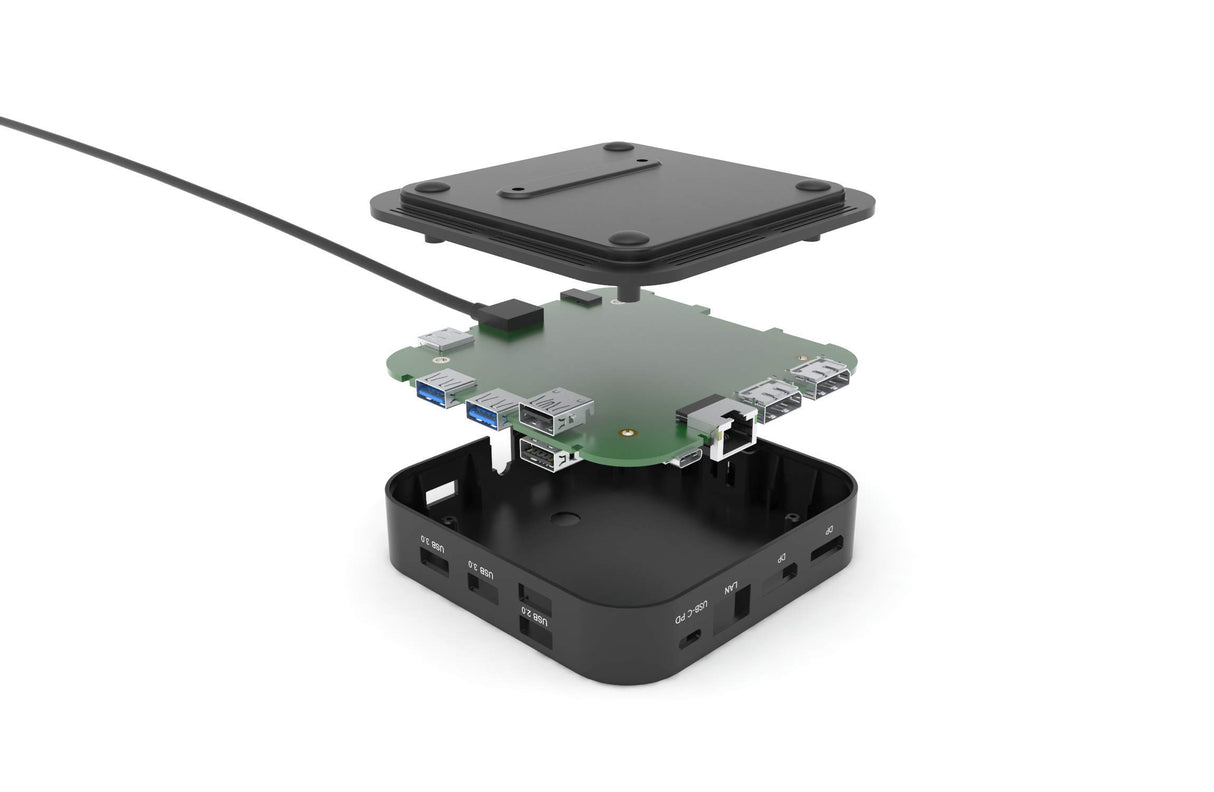 i-tec Estación de acoplamiento USB-C 2 x 4K - 2 x DisplayPort 1 x USB-C 3 x USB 3.0 2 x USB 2.0 1 x GLAN 1 x audio/micrófono