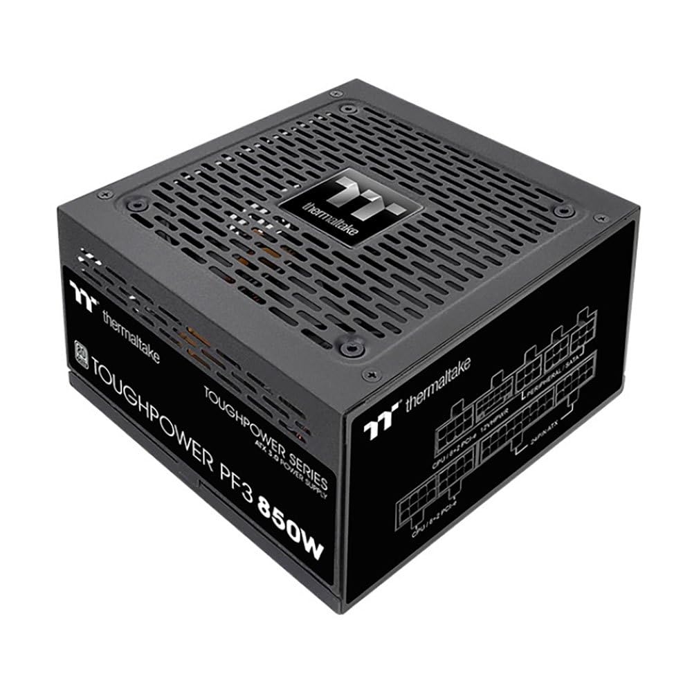 Thermaltake Toughpower PF3 0850W Gen 5 | ATX 3.0 | PCIe Gen 5 Ready | Smart Zero Fan | 80 Plus Platinum | Fully Modular
