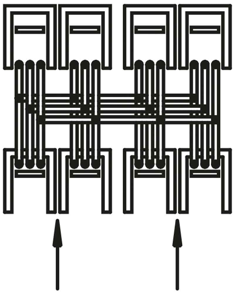 Striebel + John - Barras striebel zh212 f.8 nh00 cu 20x5 / 320a
