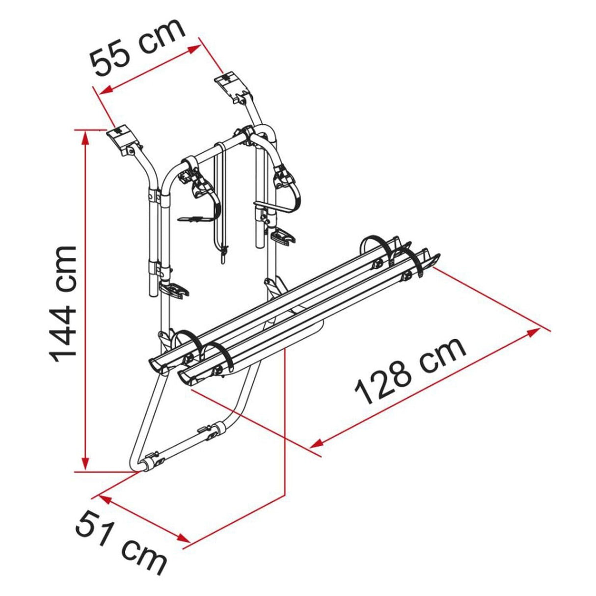 Fiamma Carry-Bike PORTABICICLETTE Trafic D - PBC1721