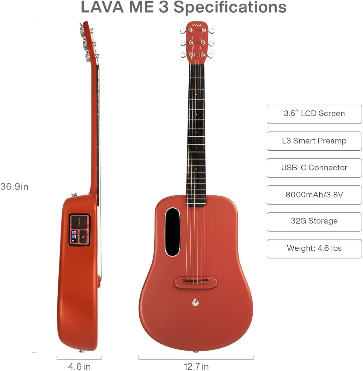 LAVA ME 3 91.4 cm con bolsa espacial azul