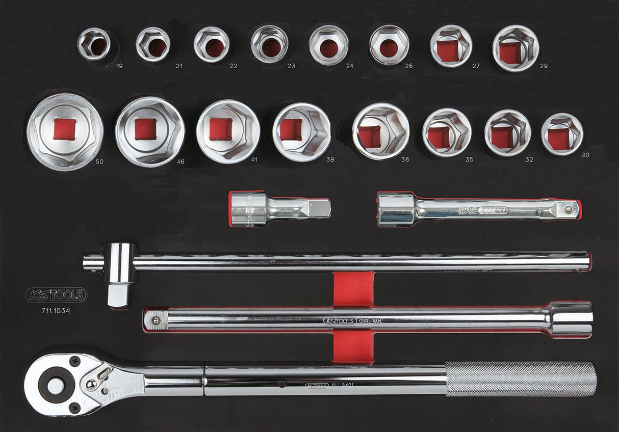 KS Tools 714.0330 Composición de 354 herramientas pl 8 cajones para carro