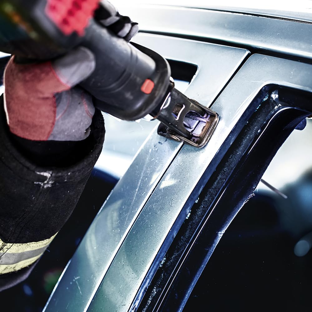 Bosch Professional 10x Hojas de sierra sable Expert `Vehicle Rescue` S 1157 CHM (para Vidrio, Acero resistente, Longitud 225 mm, accesorios Sierra sable)