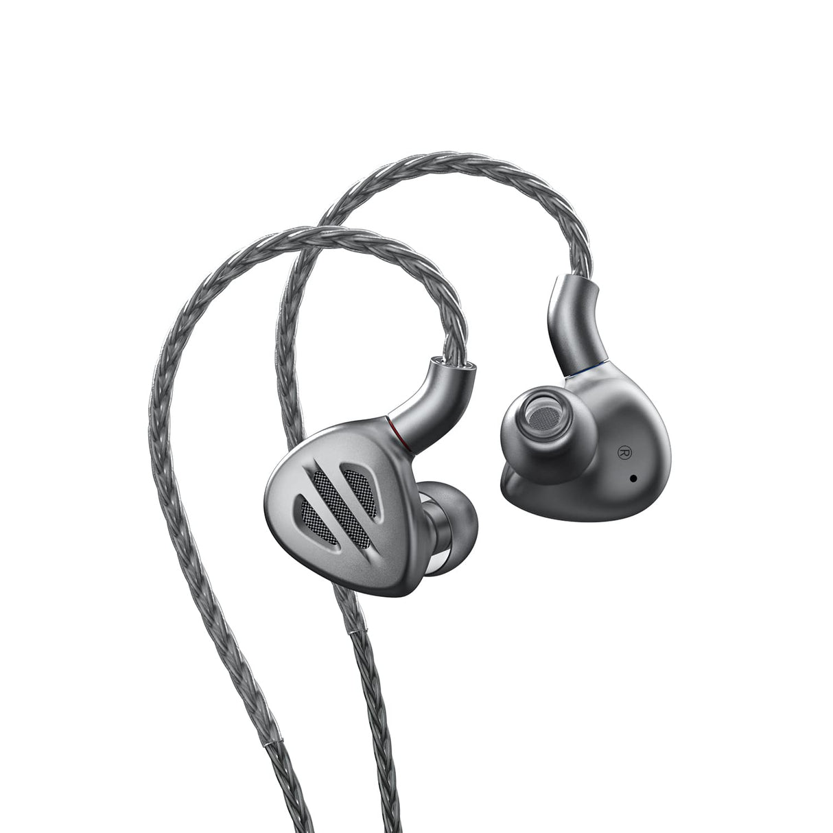 FIIO FH9 - Auriculares con Cable de Alta resolución 1DD+6BA, Cable Desmontable, Graves Profundos, Viene con Conectores Intercambiables de 2,5/3,5/4,4 mm para Smartphone/PC/Jugadores/Audio doméstico