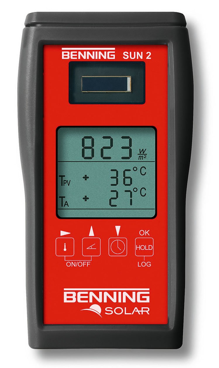 Benning SUN 2 - Medidor de temperatura de irradiación, 050420