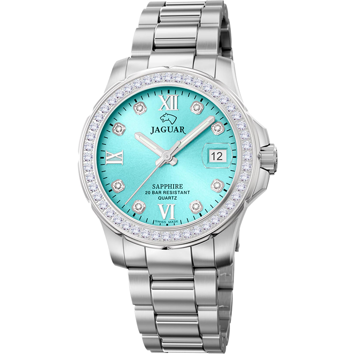 JAGUAR Reloj Mujer J892/6 Executive Caja de Acero Inoxidable 316l Plateado Correa de Acero Inoxidable 316l Plateado