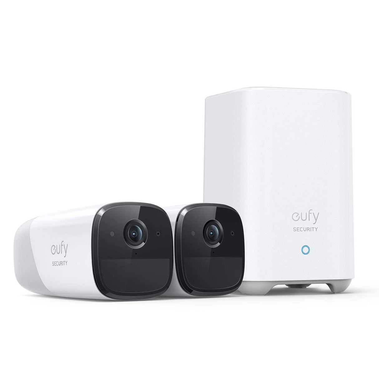 Camaras de Vigilancia eufyCam 2 Pro, 2K Cámara IP Exterior, 365 días de batería, Compatible con HomeKit, protección IP67, visión Nocturna, Juego de 2 cámaras, sin Tarifa mensual