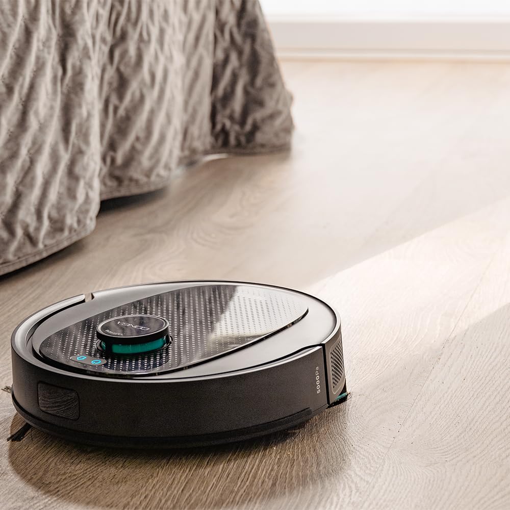 Cecotec Robot Aspirador y Base Autovaciado Conga 7690 Immortal MAX Home M, Navegación Laser, Succión 5000 Pa, hasta 220min Autonomía, Base, 2,5L, Control App, 4en1 Barre, aspira, friega y Pasa mopa