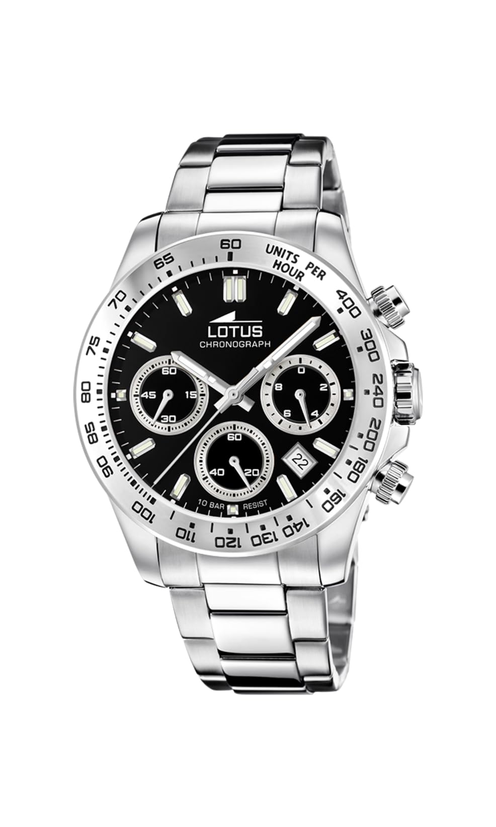LOTUS Reloj Hombre 18912/3 Freedom Caja de Acero Inoxidable 316l Plateado Correa de Acero Inoxidable 316l Plateado