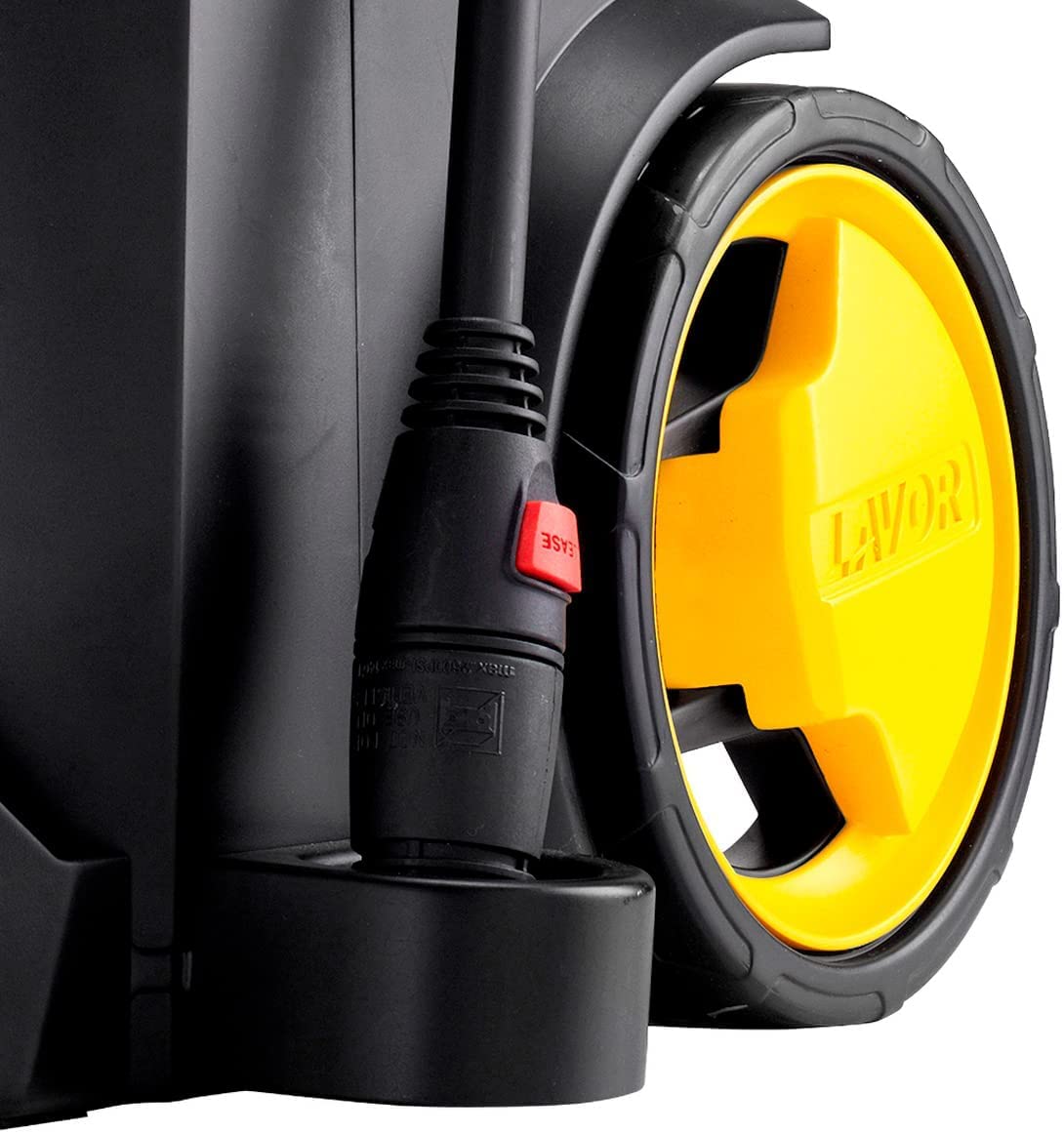Lavor Hidrolimpiadora de Alta Presión LVR4 PLUS 160 WPS con Programas de Lavado, Enrollador de Manguera y Limpiador de Suelos, Presión max 160 bar, Caudal max 510 litros por hora, Motor 2500 Watt