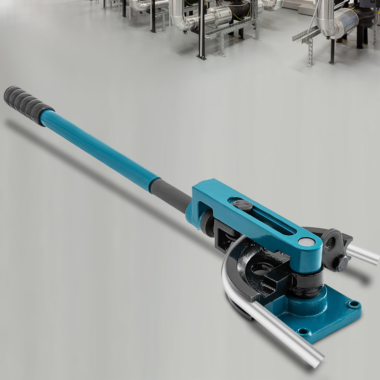 VEVOR Dobladora de Tubos Universal, Dobladora de Tubos, Dobladora de Tubos Acero, Dobladora Manual de Acero al Carbono, Dobladora de Tubos Manual, con 7 Dados, Diámetro de Tubería de 10 mm-25 mm