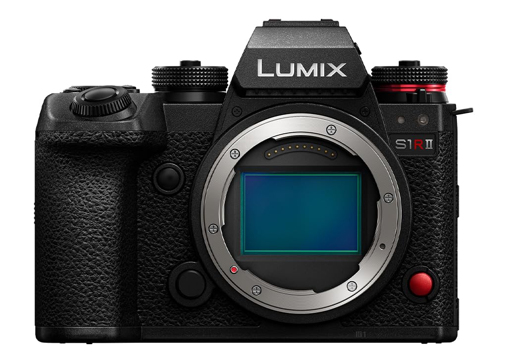 Panasonic LUMIX DC-S1RM2E, Cámara Sin Espejo de Fotograma Completo, 44 MP, Vídeo 8K, IS Activo, 4:2:2 de 10 bits, 4K 120p, 60p y 6K 30p Open Gate, Montura L, Solo Cuerpo, Color Negro