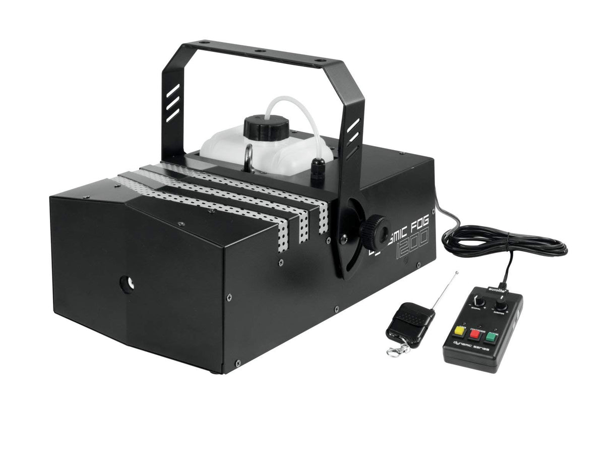 Eurolite Nebelmaschine Dynamic Fog 1200 INKL, Befestigungsbügel, INKL, Kabelfernbedienung, mit Lichteffekt (51702040) Marca
