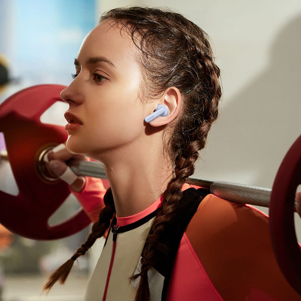 HUAWEI FreeBuds 5i Auriculares Inalámbricos, iOS y Android y Windows, Bluetooth 5.2, Control Deslizar, Hi-Res Audio, 3 Modos ANC, 28 Horas de Batería, IP54, Doble Conexión, Blanco