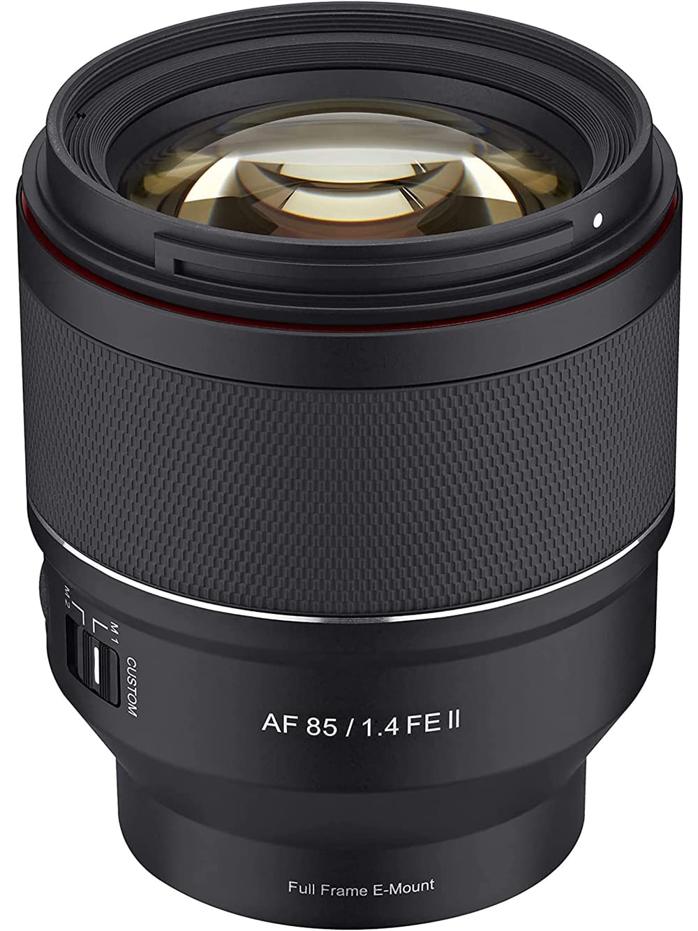 SAMYANG Lente de Enfoque automático con teleobjetivo de fotograma Completo F1.4 AF Series II de 85 mm para Sony E (SYIO85SE2-E), Color Negro