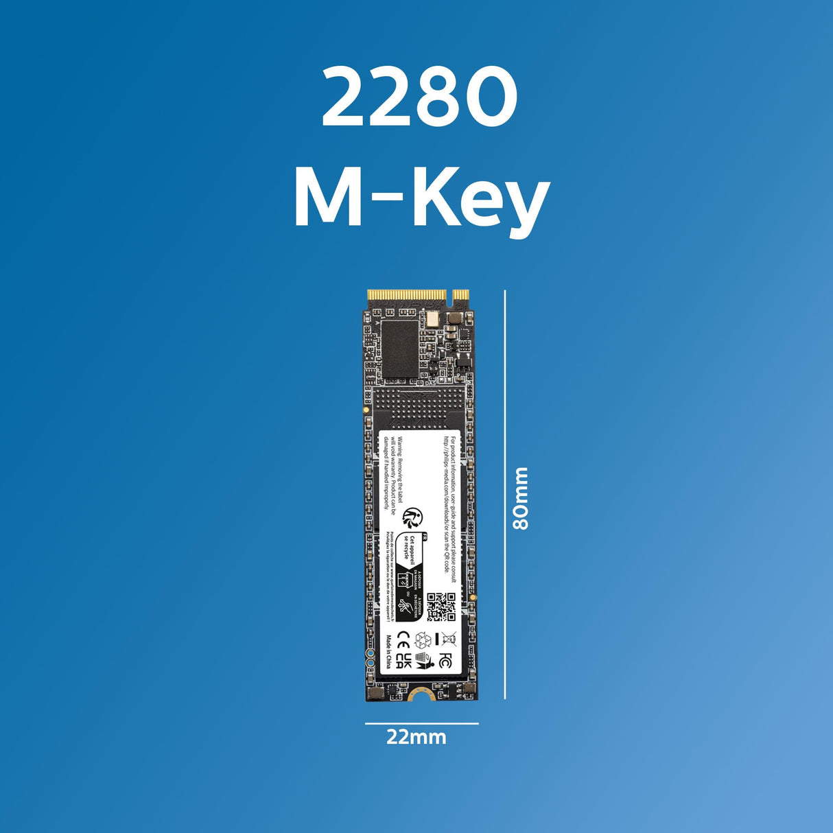 Philips Internal SSD M.2 2TB 2280 R/W 3500/2800 (FM02SM140B/00)
