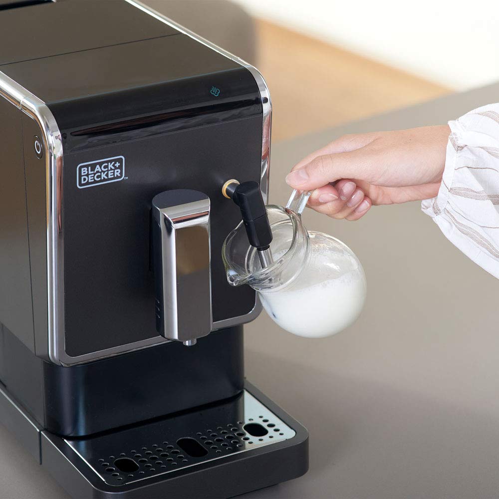 Black+Decker Cafetera Automatica, Negro, 1470 W