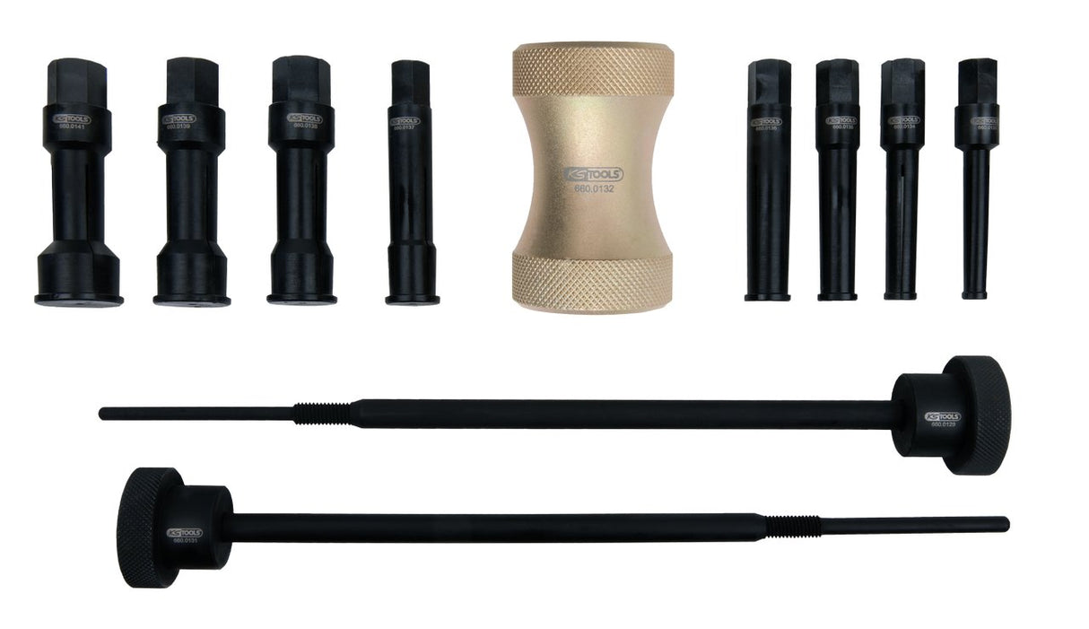 KS Tools 660.0009 Juego de extractores de precisión para rodamientos interiores, 11 pzs Ø10-30mm