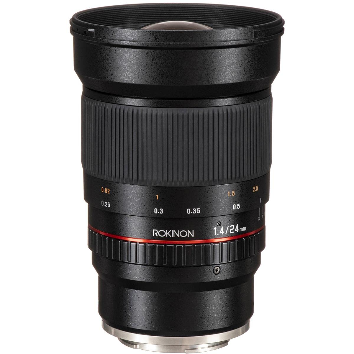 Rokinon Lente Gran Angular F1.4 ED AS IF UMC de 24 mm para cámaras Sony E-Mount (NEX) (RK24M-E)