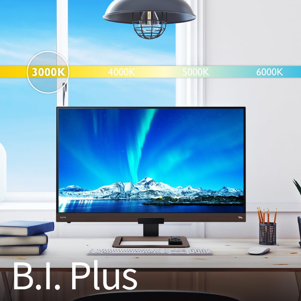 BenQ EW3280U Monitor 4K | 32 pulgadas IPS HDR USB-C 60W | Compatible para MacBook Pro M1