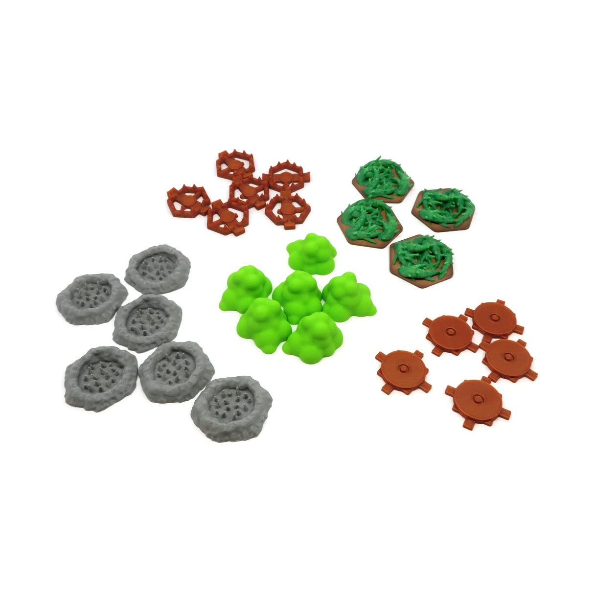 BG Expansions - Pack Completo Premium de Escenografía para Gloomhaven | 139 Piezas 3D | Construcciones, Mobiliario, Natura, Trampas y Extras | Accesorios Compatibles y Detallados a Todo Color