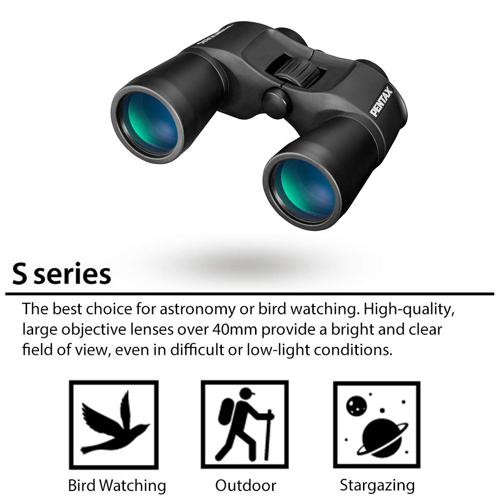 Pentax SP 12X50 - Prismáticos, Color Negro