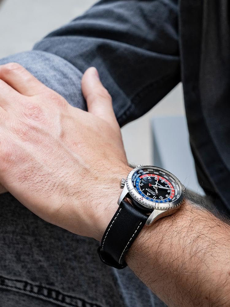 Alpina Reloj Analógico para Hombre de Cuarzo con Correa en Acero Inoxidable mid-39670