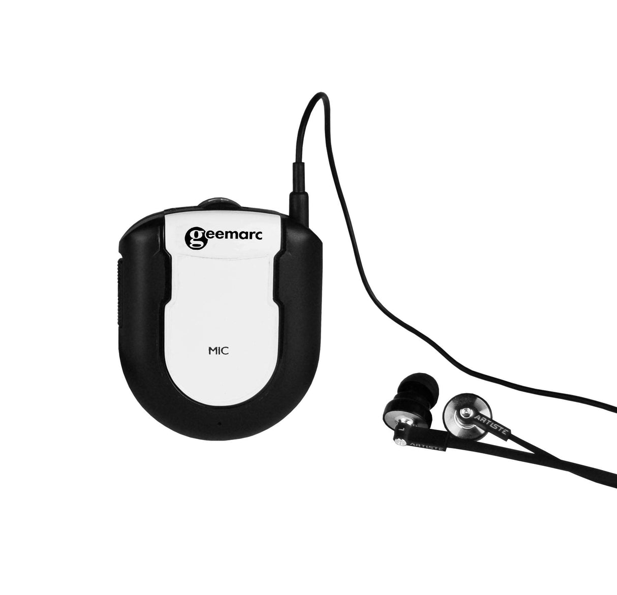 Geemarc Auricular Adicional Cl7350 OPTI Clip Reforzado De Auriculares De Radio Y Televisión con El Micrófono Y Óptico