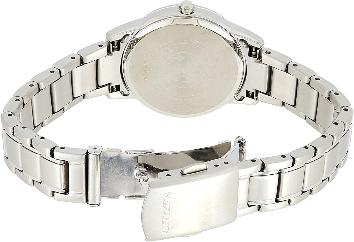 Citizen Reloj Analógico para Mujer de Cuarzo con Correa en Acero Inoxidable FE1081-59E