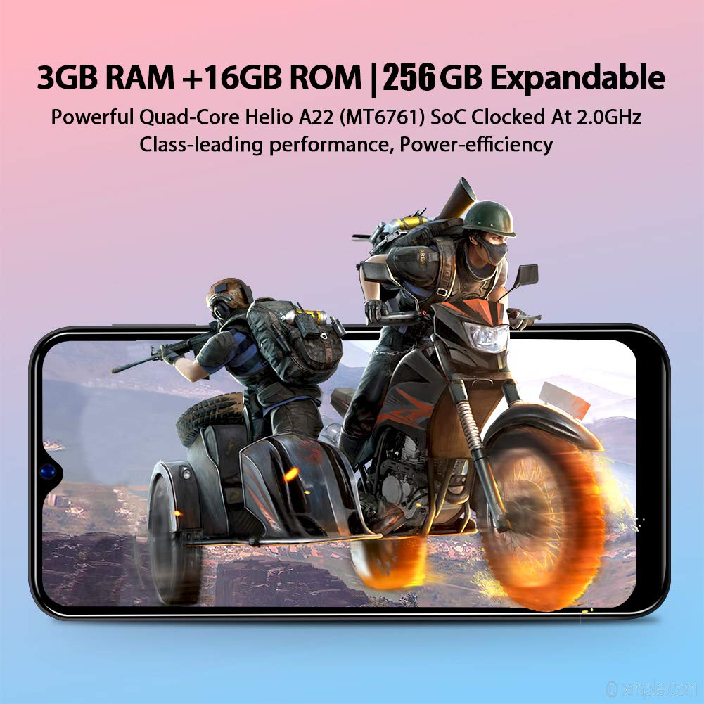 Blackview A60 Pro Smartphone, 3GB/16GB, Interstellar Black