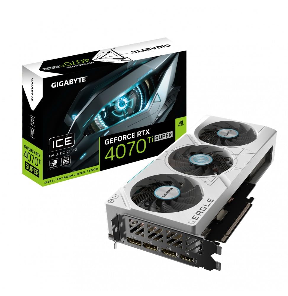 Gigabyte Tarjeta Gráfica GeForce RTX 4070 Ti 16 GB GDDR6X, Blanco, GV-N407TSEAGLEOCICE-16GD