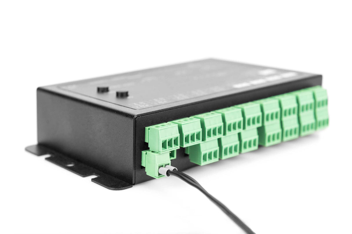 gude 2111 – 1 Expert netc ontrol 4 Salidas Relé, 12 Passive entradas de señal TCP/IP, Color Negro
