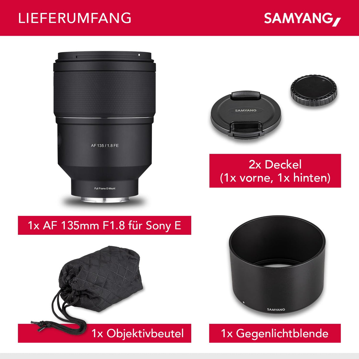 Samyang SA1513 - Lentes de Cámara Compatibles con 24MM T 1.5 MK2 Sony E, Negro