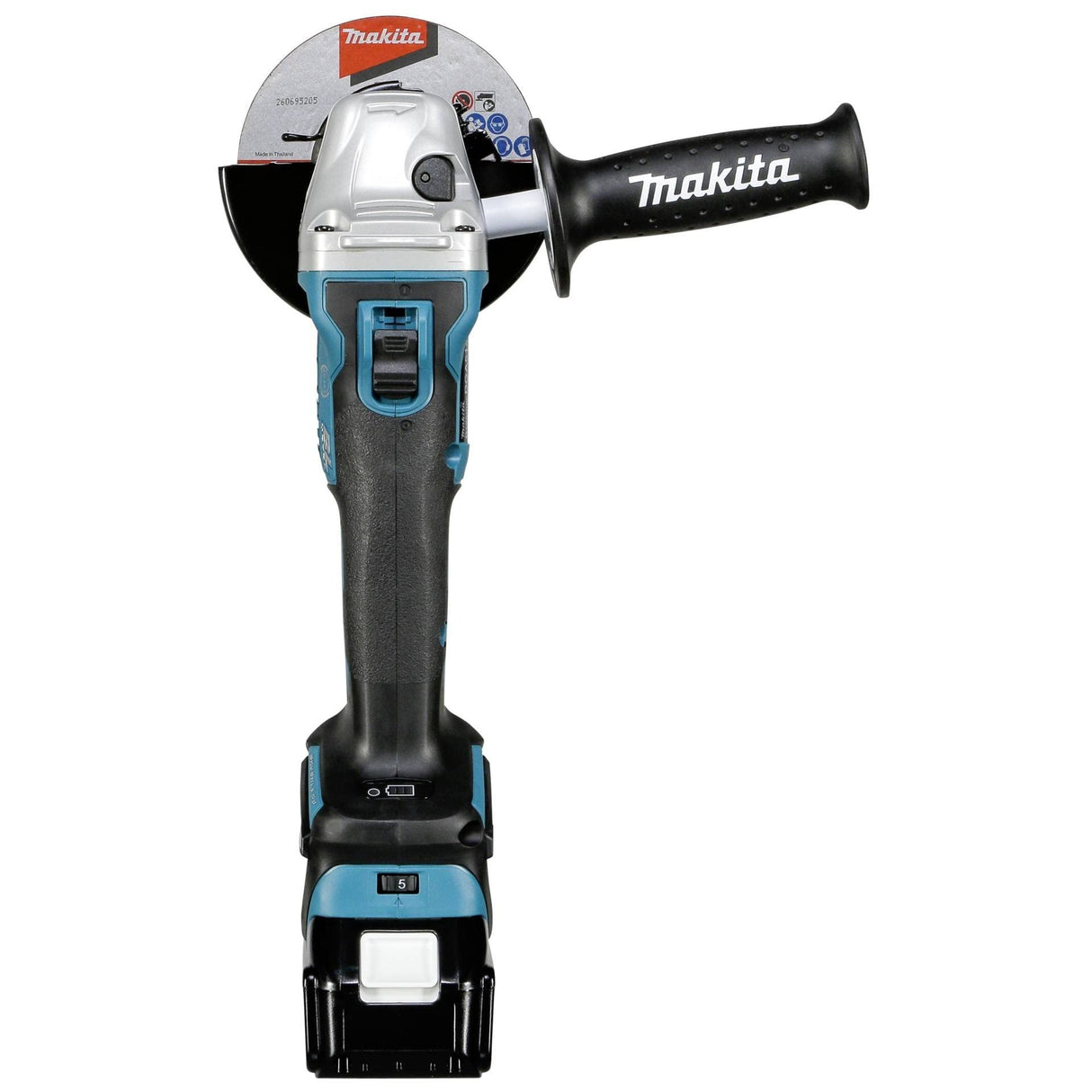 Meuleuse Batterie Makita dga514rtju BL AWS + 2 x 5.0 ah + mak-pac