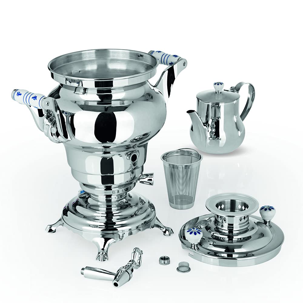 BEEM 6127 Odessa III Samovar 230V 3L Inoxidable, Acero Steenless