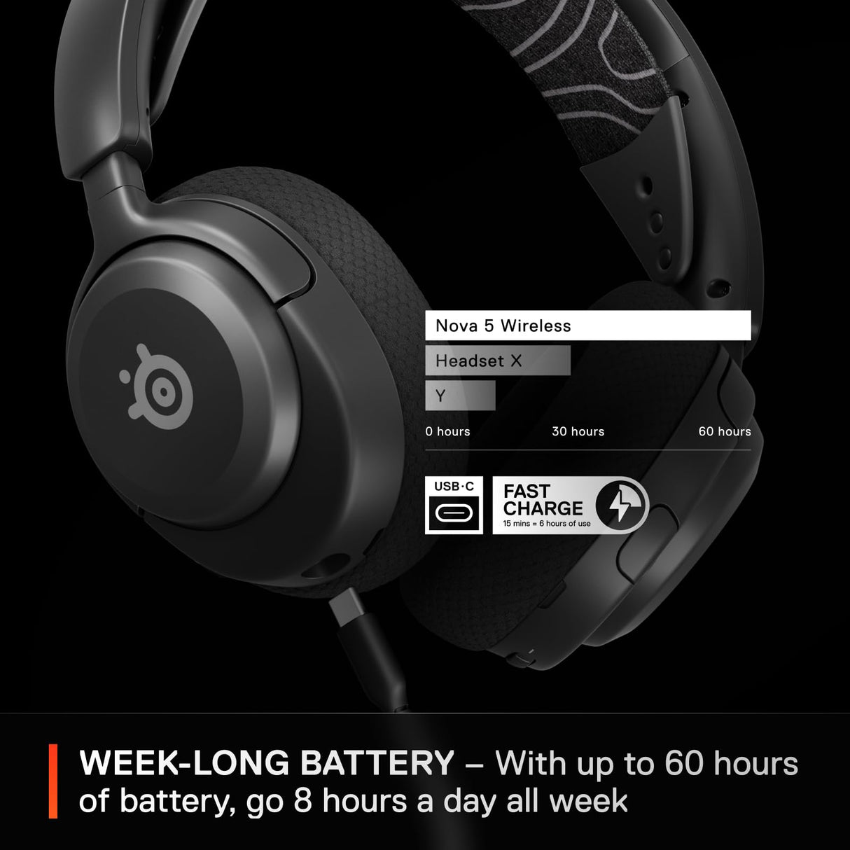 SteelSeries Auriculares con Micrófono Negro