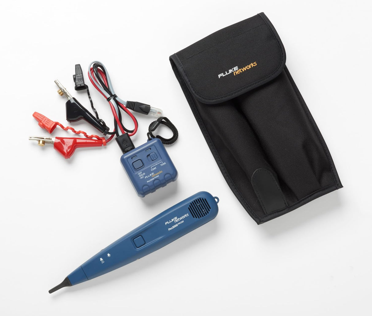 Fluke Pro3000 Azul - Probador de cable de red (9 V, -20 - 60 °C, -40 - 70 °C)