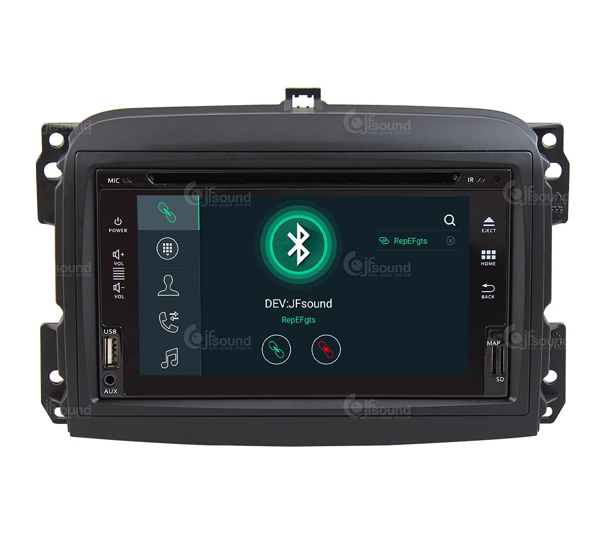Autorradio de Ajuste Personalizado para Fiat 500L Pre-Restyling Android GPS Bluetooth WiFi Dab USB Pantalla táctil Full HD 6,2" procesador de 8 núcleos y comandos de Voz