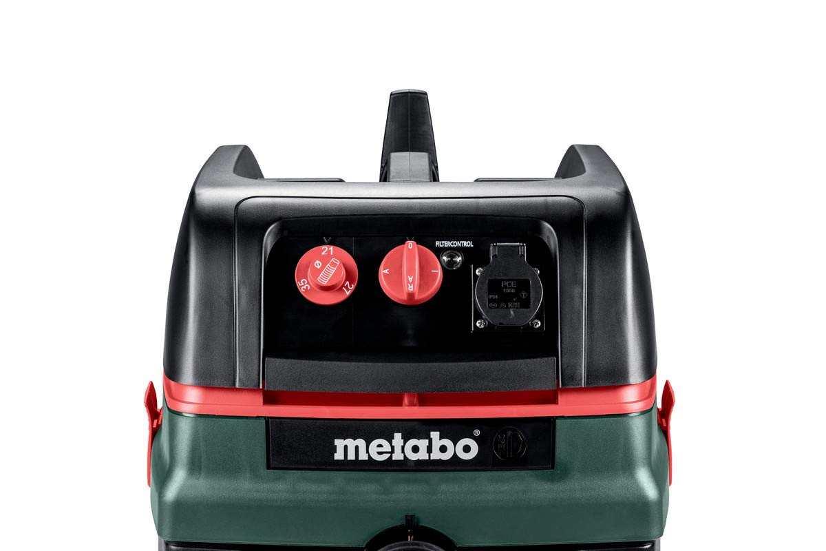 METABO MÁQUINAS ASR 25 M SC (602070000) Aspirador Universal, 1400 W, 25 Liters, Negro