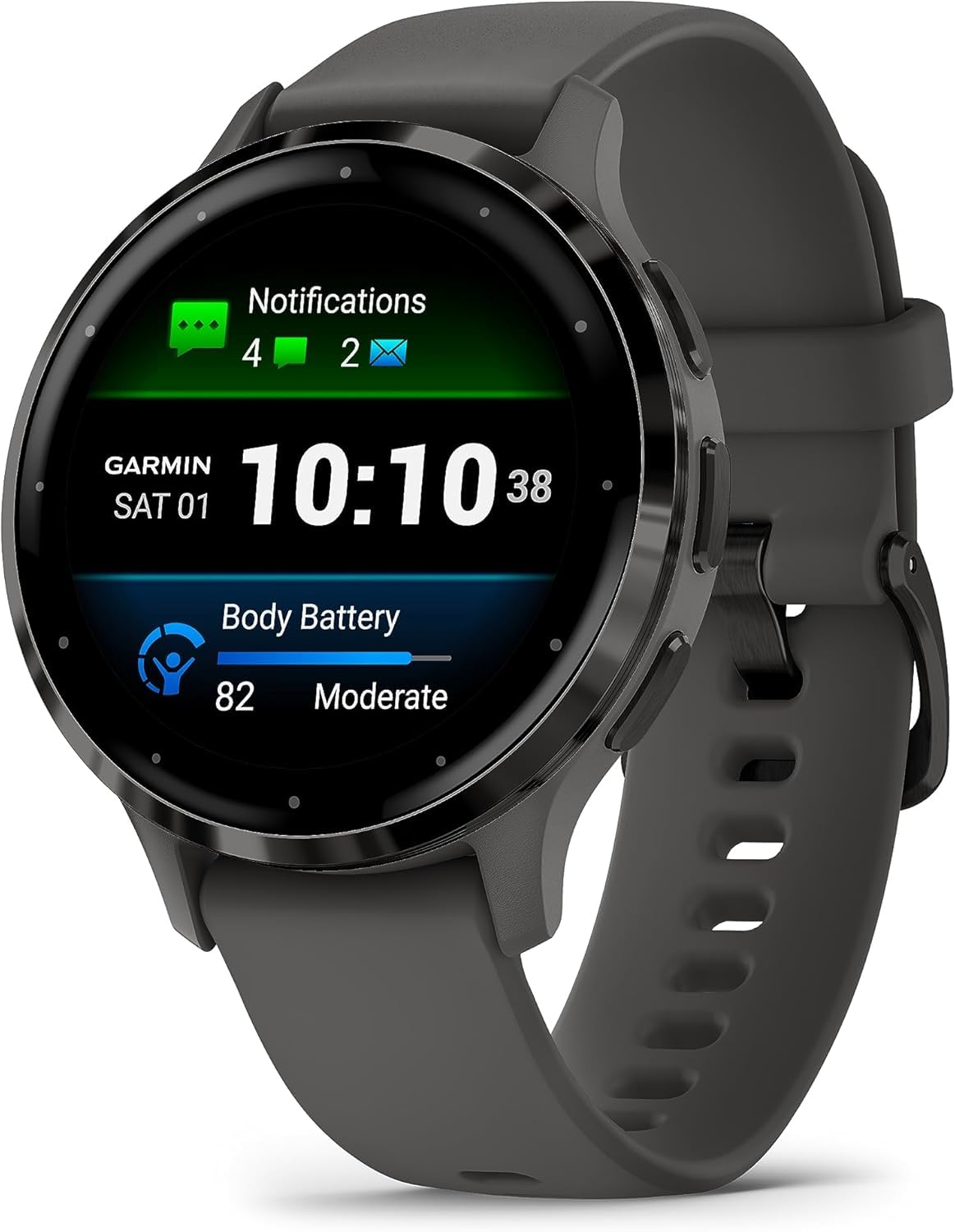 Garmin Venu 3S Reloj Inteligente Fitness GPS con telefonía Bluetooth y Asistencia por Voz & Vivoactive 5 - Reloj Inteligente GPS con Pantalla táctil AMOLED de 1,2", Funciones Fitness y Salud y música