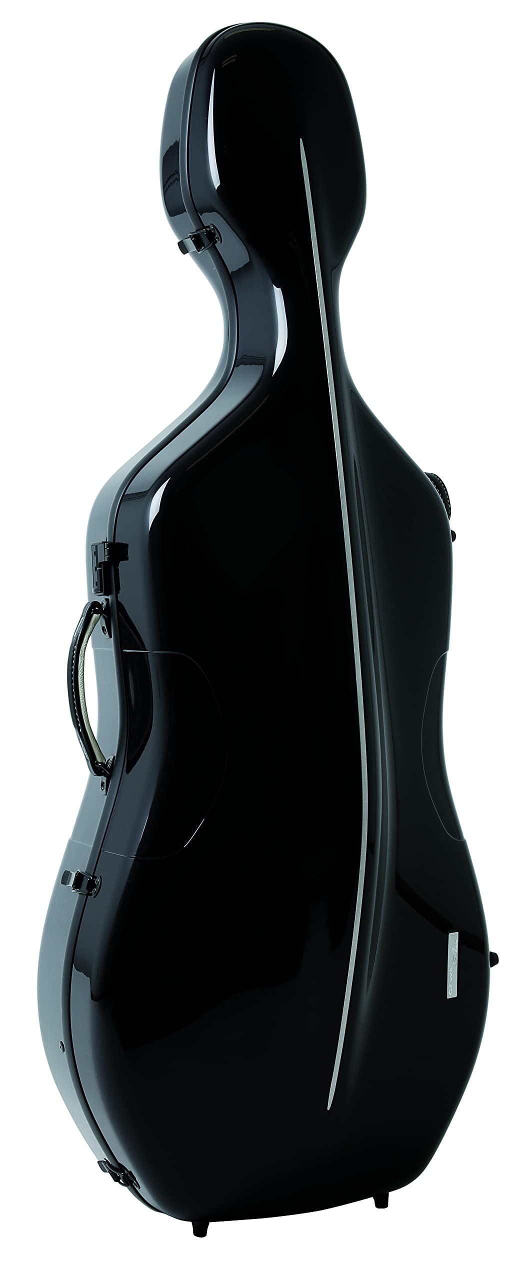 Gewa Celloetui AIR 3,9 kg negro/burdeos Fabricado en Alemania extremadamente irrompible, mejores propiedades aislantes
