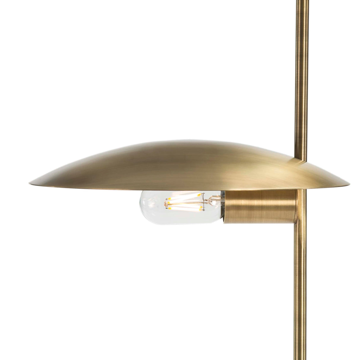 LAMPARA DE PIE 30X12X167 MARMOL BLANCO/METAL DORADO