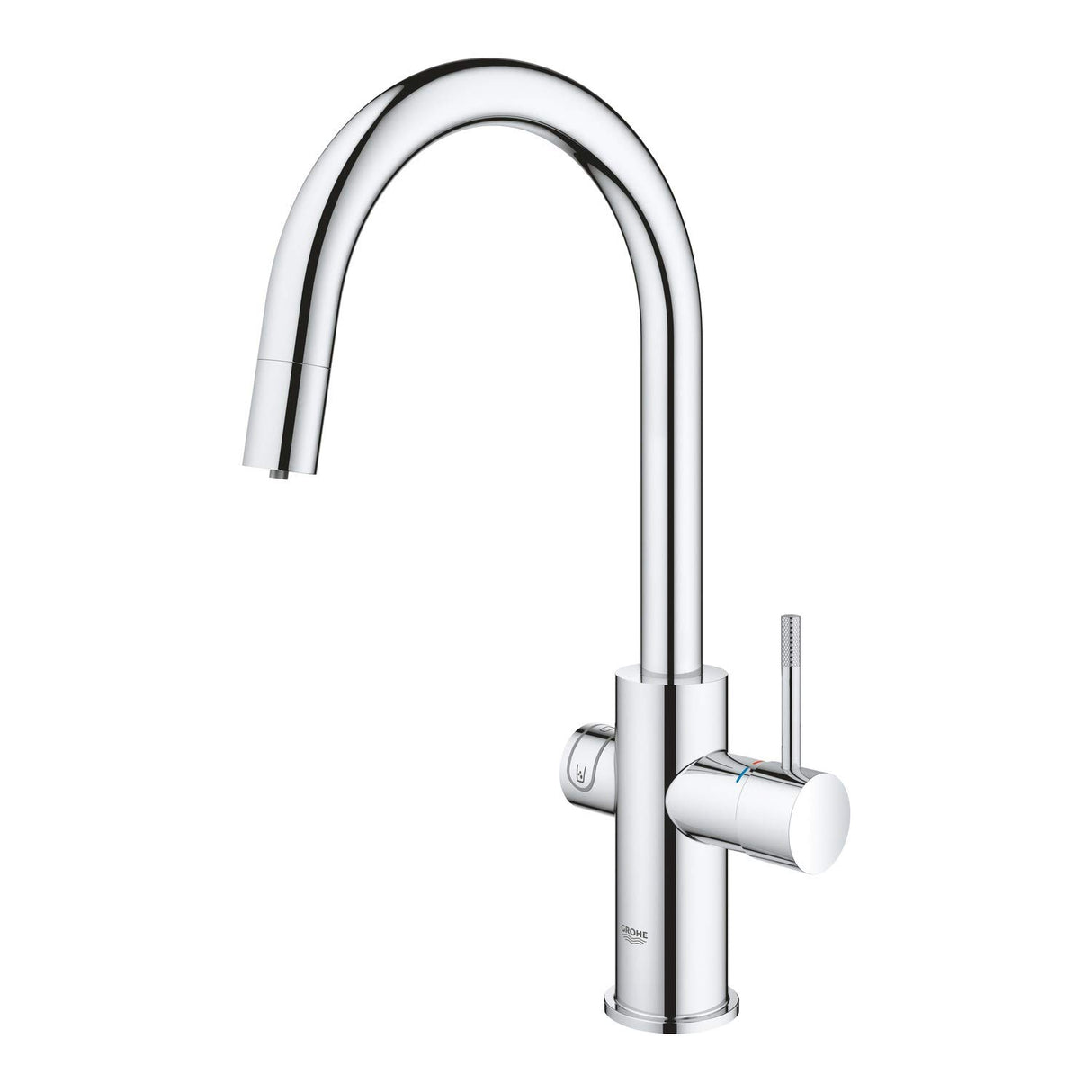 Grohe Blue Home Starter Kit - grifo de cocina con filtro de agua, caño en C (31541000)